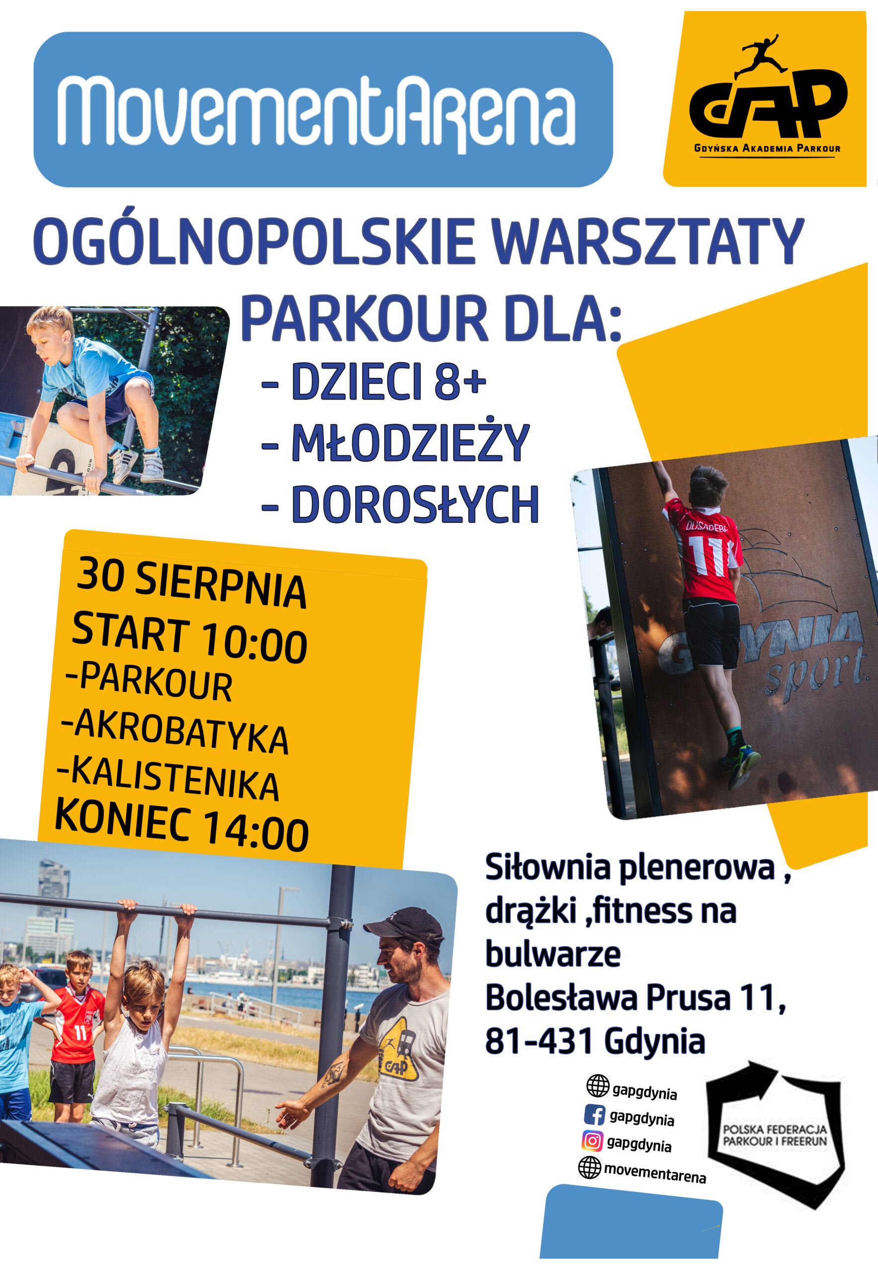 Ogólnopolski Weekend Parkour – Gdynia