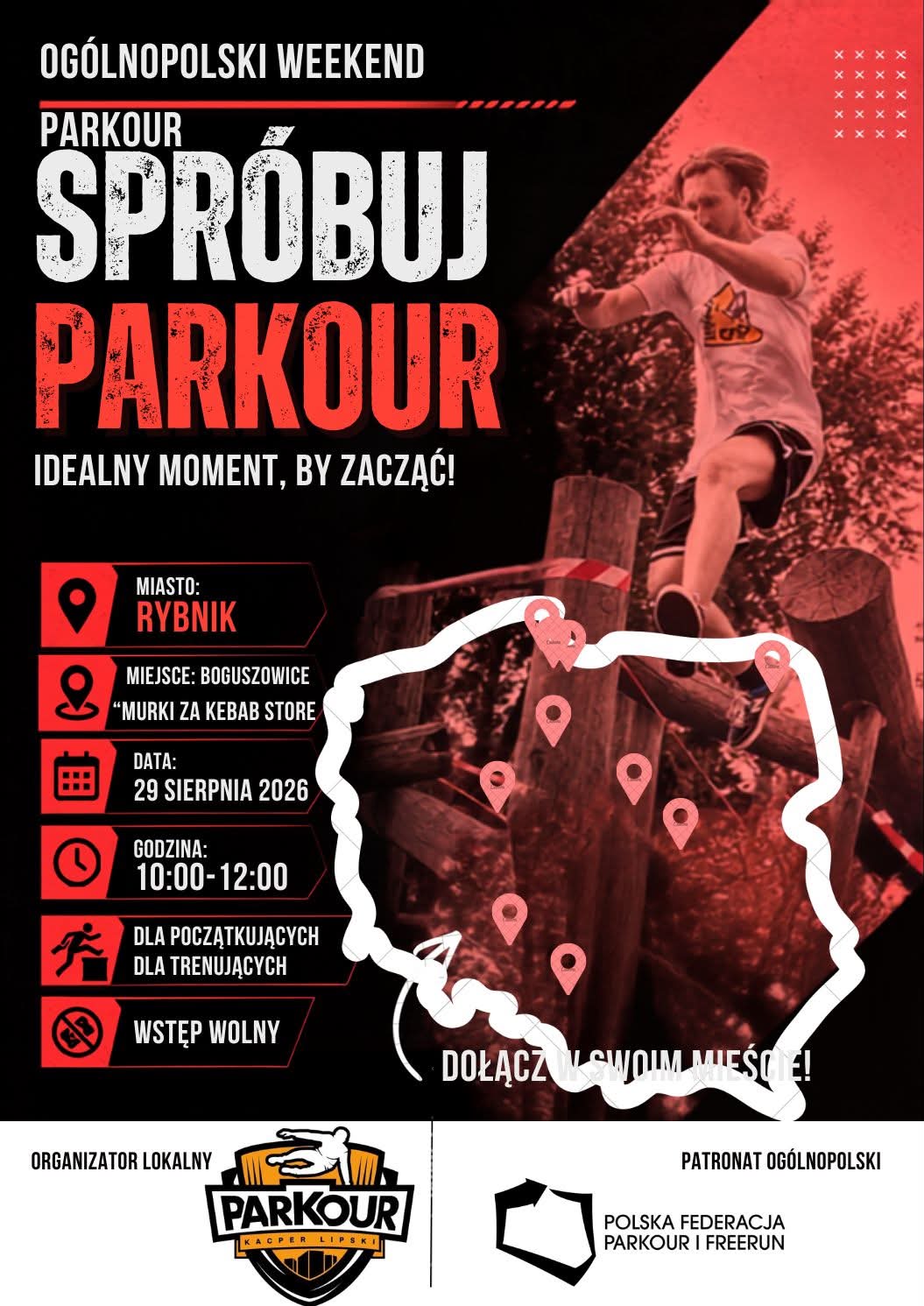 Ogólnopolski Weekend Parkour – Rybnik